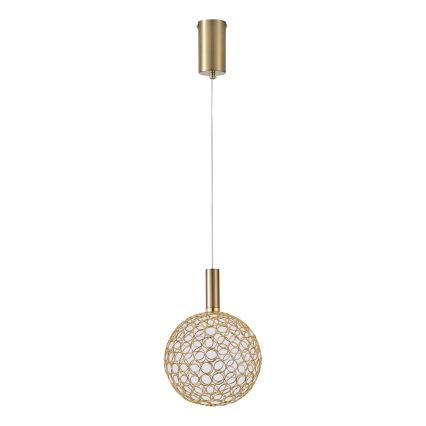 LED Pakabinamas sietynas LED/6,3W/230V 3000K auksas diametras 20 cm