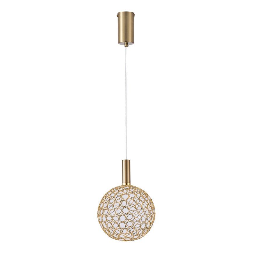 LED Pakabinamas sietynas LED/6,3W/230V 3000K auksas diametras 20 cm