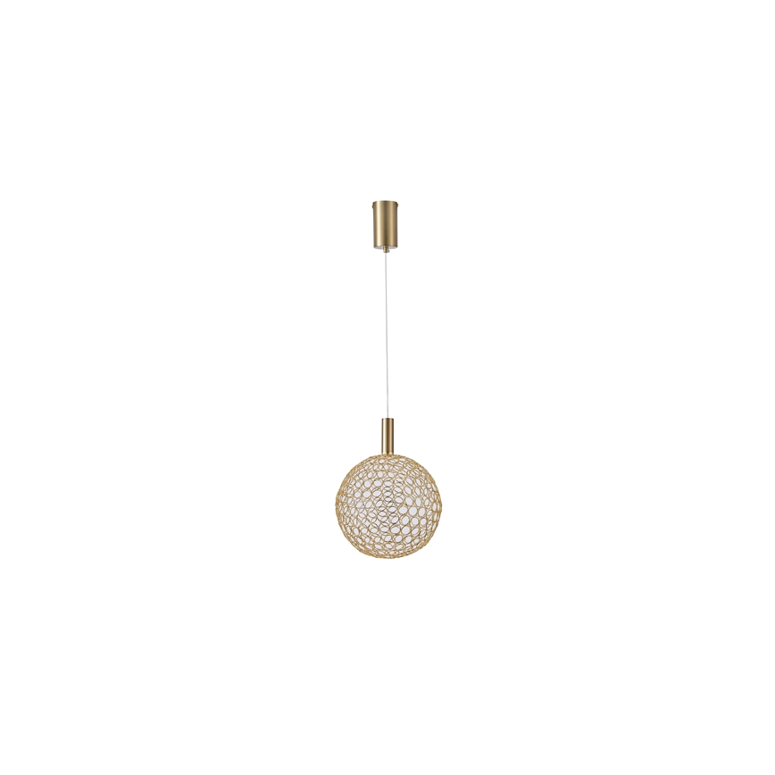 LED Pakabinamas sietynas LED/6,3W/230V 3000K auksas diametras 25 cm