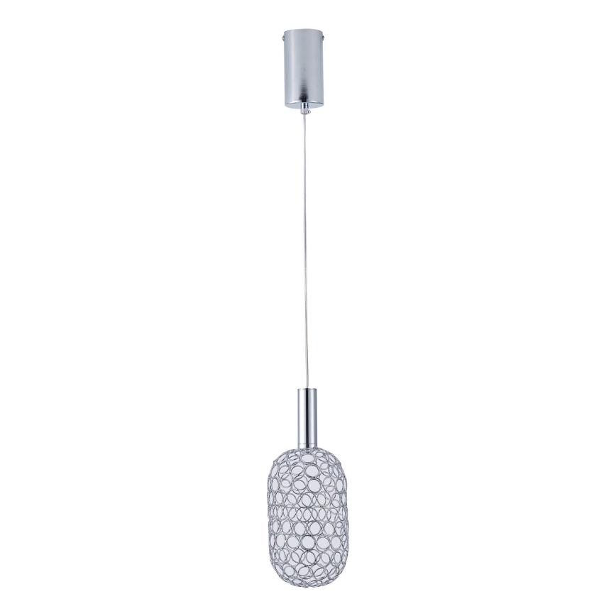 LED Pakabinamas sietynas LED/6,3W/230V 3000K blizgus chromas diametras 20 cm