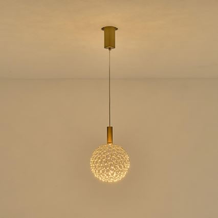 LED Pakabinamas sietynas LED/6,3W/230V 3000K blizgus chromas diametras 20 cm