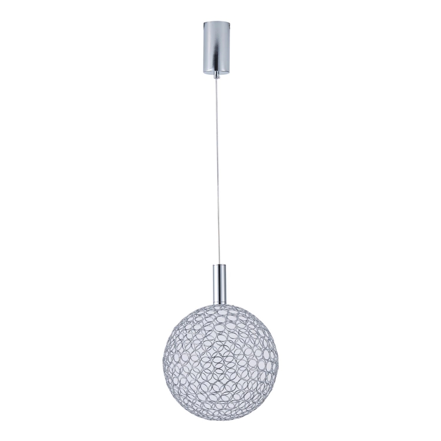 LED Pakabinamas sietynas LED/6,3W/230V 3000K blizgus chromas diametras 20 cm