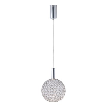 LED Pakabinamas sietynas LED/6,3W/230V 3000K blizgus chromas diametras 25 cm