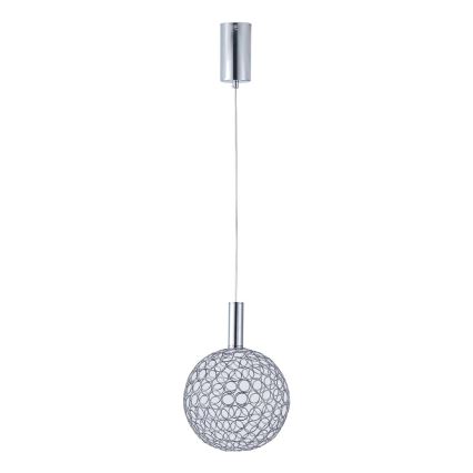 LED Pakabinamas sietynas LED/6,3W/230V 3000K blizgus chromas diametras 25 cm