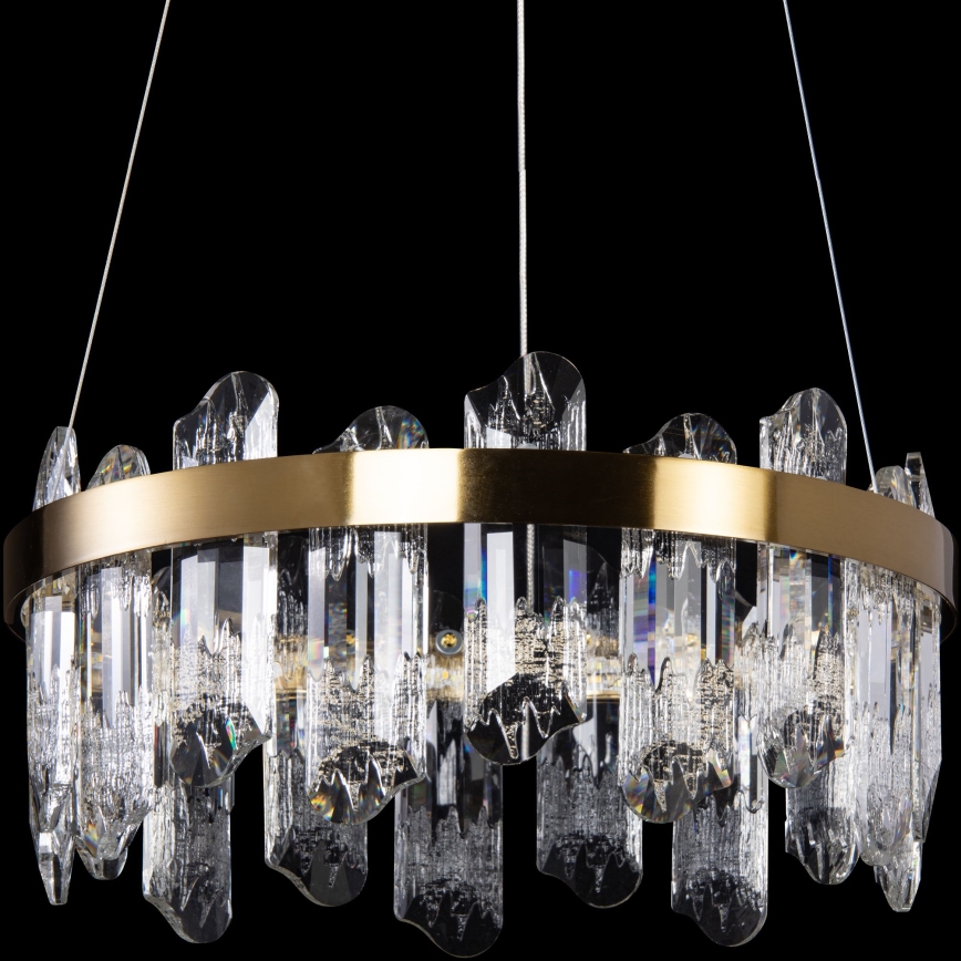 LED Pakabinamas sietynas LED/62W/230V diametras 50 cm auksas