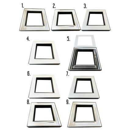 LED Pakabinamas sietynas LED/70W/230V 4000K 100x100 cm juoda