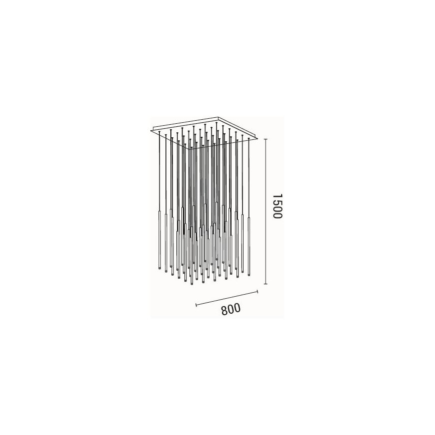 LED Pakabinamas sietynas LED/72W/230V 3000K