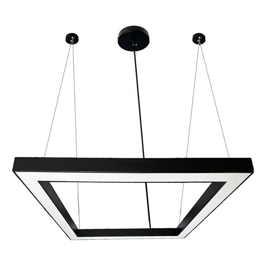 LED Pakabinamas sietynas LED/80W/230V 4000K 120x120 cm juoda