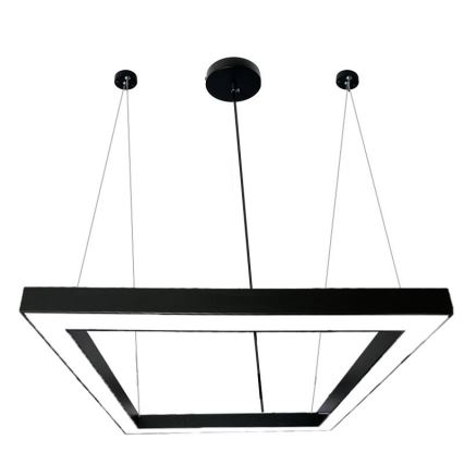 LED Pakabinamas sietynas LED/80W/230V 4000K 120x120 cm juoda