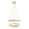 LED Pakabinamas sietynas LED/85W/230V diametras 60 cm auksas