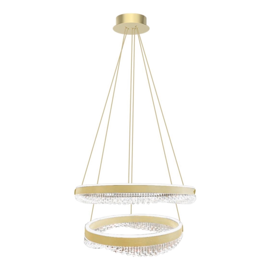 LED Pakabinamas sietynas LED/85W/230V diametras 60 cm auksas