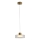 LED Pakabinamas sietynas LED/8W/230V 3000K auksas/permatoma pr. 20 cm