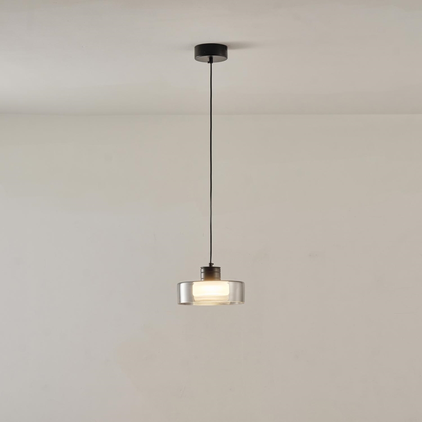 LED Pakabinamas sietynas LED/8W/230V 3000K juoda/dūminis pr. 20 cm