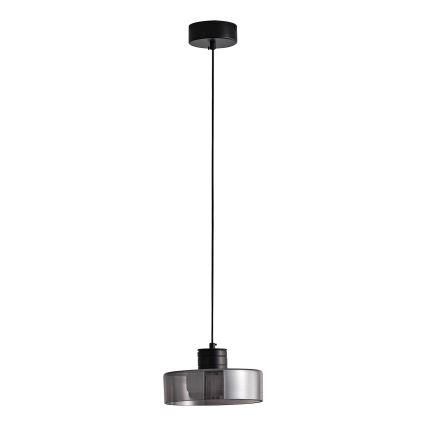LED Pakabinamas sietynas LED/8W/230V 3000K juoda/dūminis pr. 20 cm