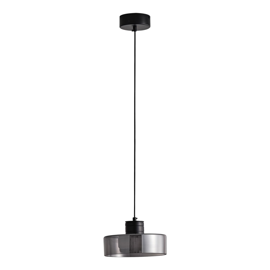 LED Pakabinamas sietynas LED/8W/230V 3000K juoda/dūminis pr. 20 cm