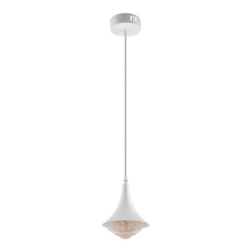 LED Pakabinamas sietynas LED/9W/230V diametras 14 cm balta