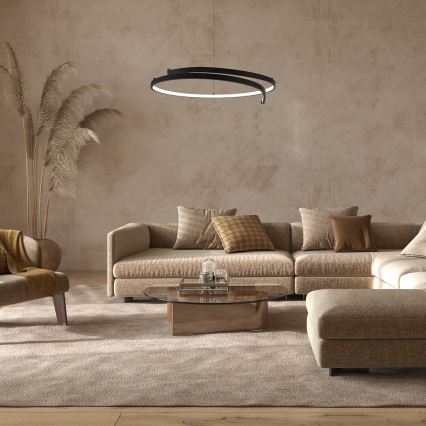 LED Pakabinamas sietynas LORENZO LED/35W/230V juoda