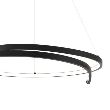 LED Pakabinamas sietynas LORENZO LED/35W/230V juoda