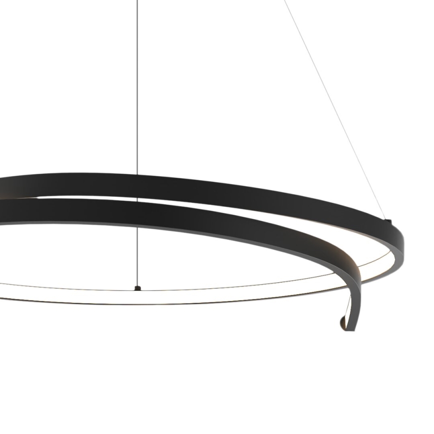 LED Pakabinamas sietynas LORENZO LED/35W/230V juoda