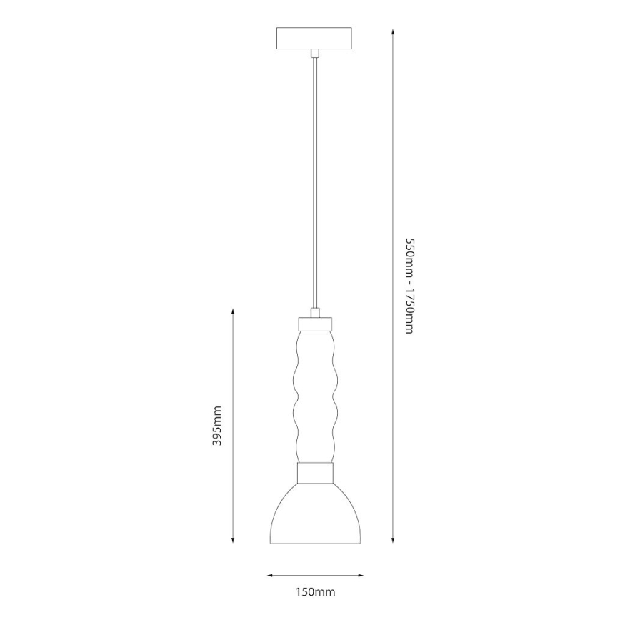 LED Pakabinamas sietynas LUCCO LED/13W/230V diametras 15 cm auksas