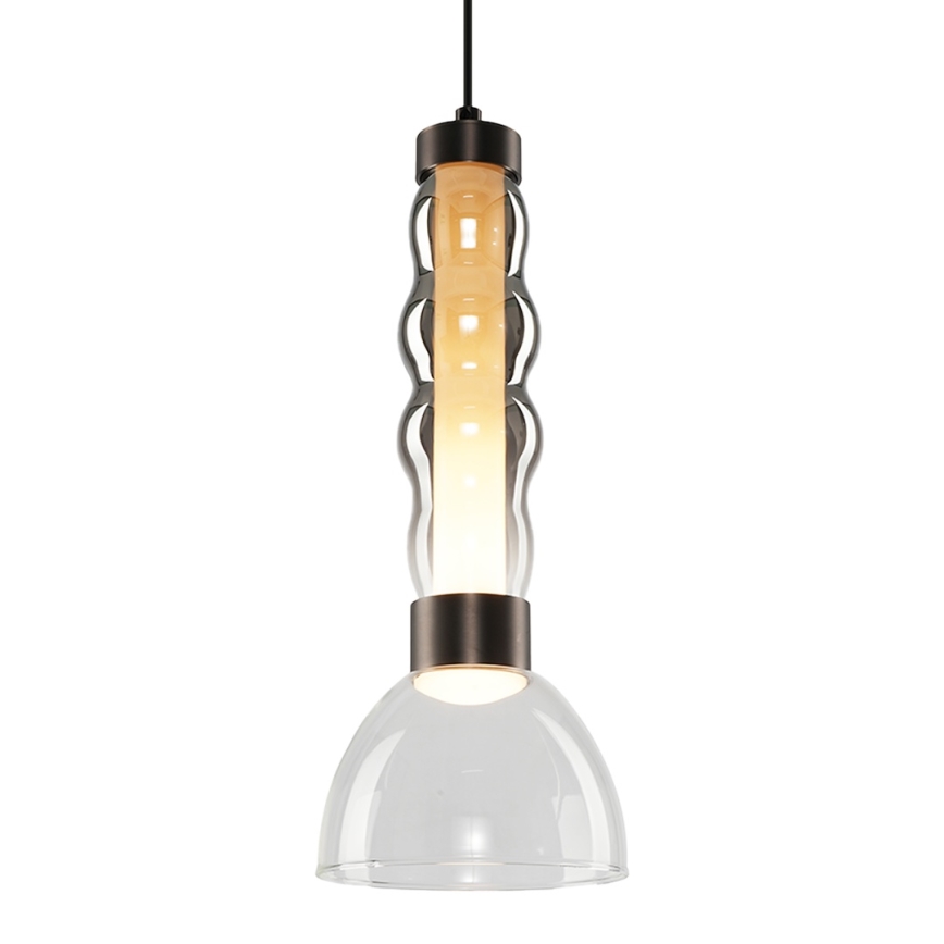 LED Pakabinamas sietynas LUCCO LED/13W/230V diametras 15 cm dūminis