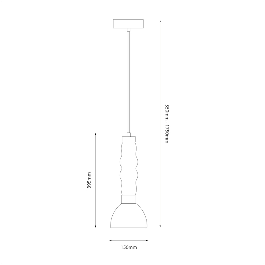 LED Pakabinamas sietynas LUCCO LED/13W/230V diametras 15 cm dūminis