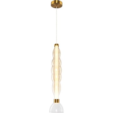 LED Pakabinamas sietynas LUCCO LED/18W/230V diametras 15 cm auksas
