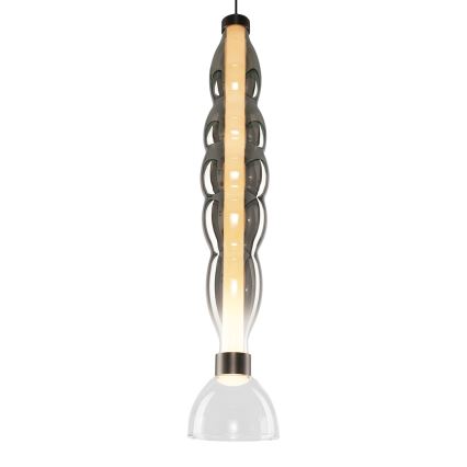 LED Pakabinamas sietynas LUCCO LED/18W/230V diametras 15 cm dūminis