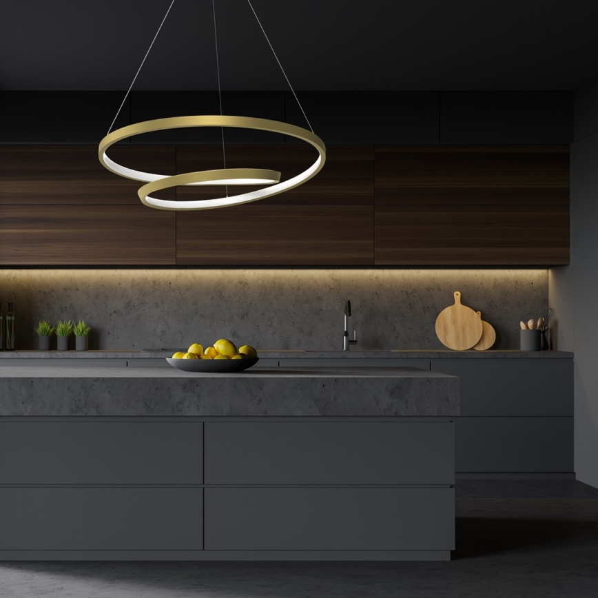 LED Pakabinamas sietynas LUCERO LED/48W/230V auksas