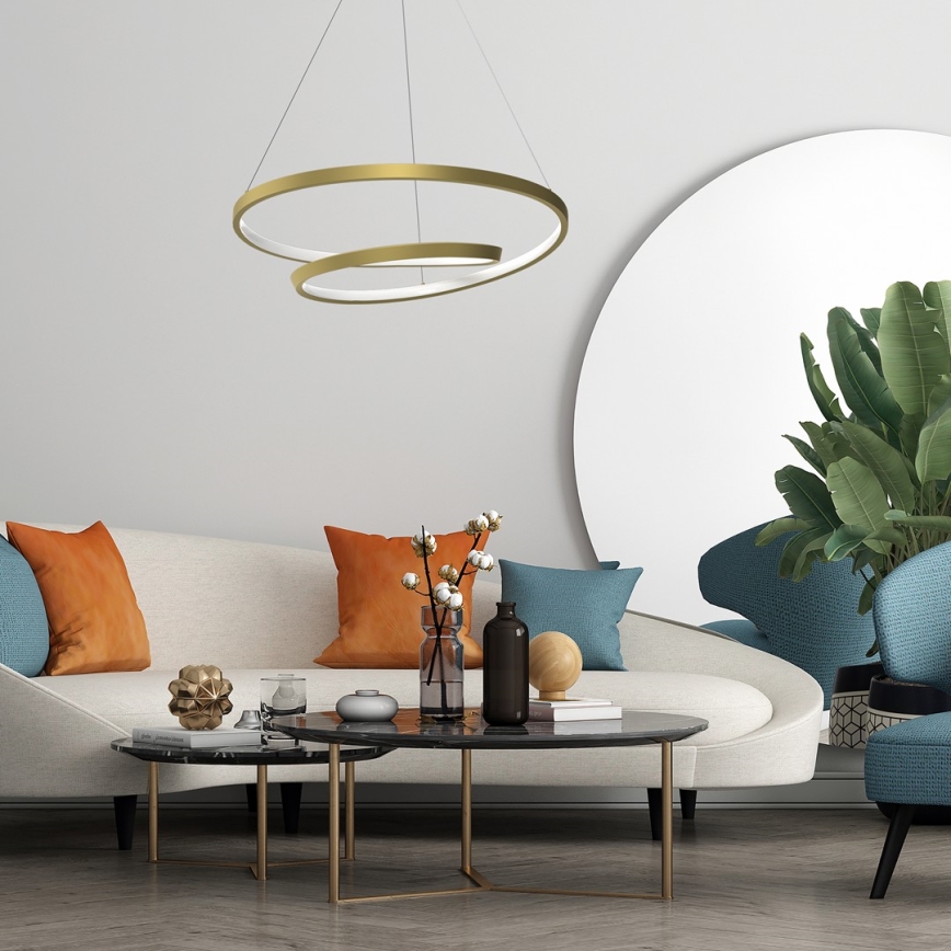 LED Pakabinamas sietynas LUCERO LED/48W/230V auksas