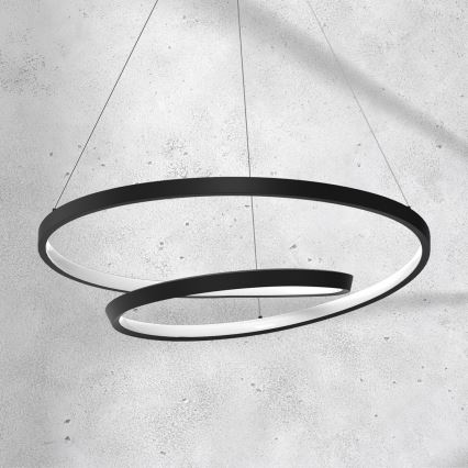 LED Pakabinamas sietynas LUCERO LED/48W/230V juoda