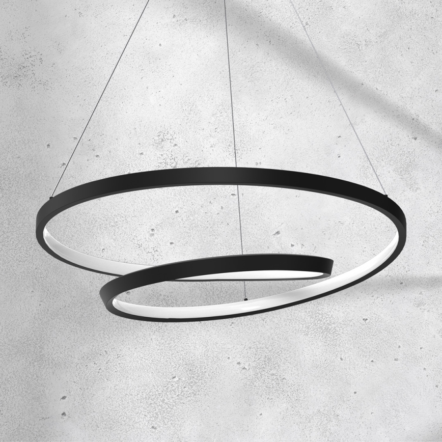 LED Pakabinamas sietynas LUCERO LED/48W/230V juoda