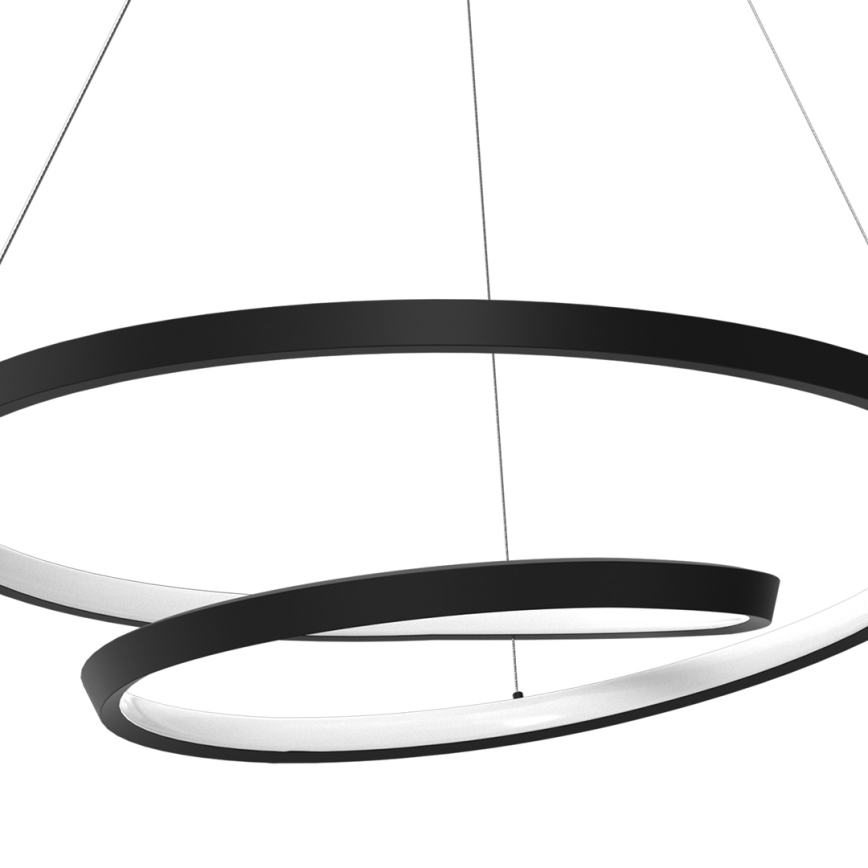 LED Pakabinamas sietynas LUCERO LED/48W/230V juoda