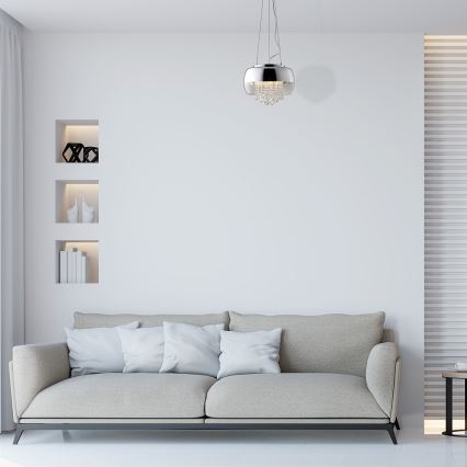 LED Pakabinamas sietynas LUNA 1xE14/40W/230V