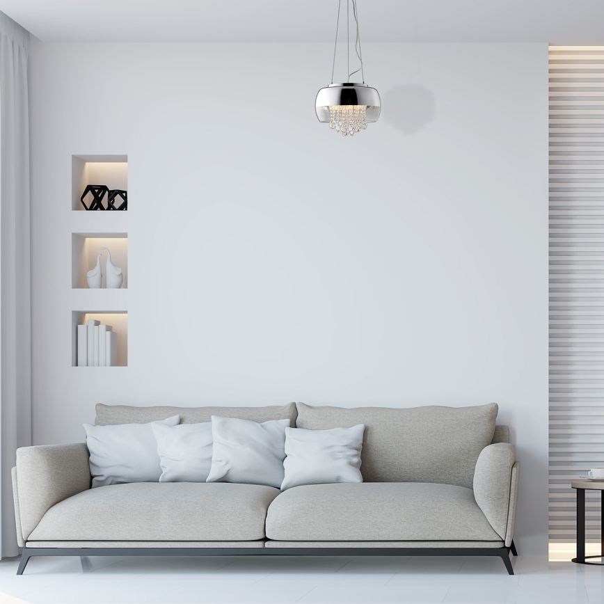LED Pakabinamas sietynas LUNA 1xE14/40W/230V