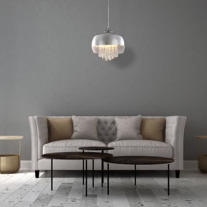 LED Pakabinamas sietynas LUNA 1xE14/40W/230V