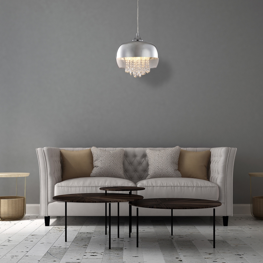 LED Pakabinamas sietynas LUNA 1xE14/40W/230V