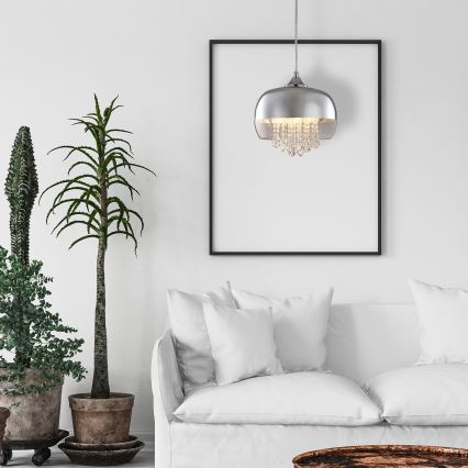 LED Pakabinamas sietynas LUNA 1xE14/40W/230V