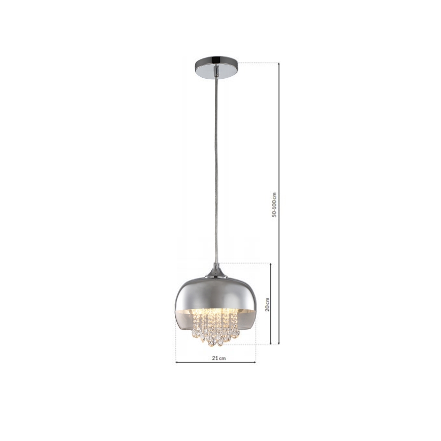 LED Pakabinamas sietynas LUNA 1xE14/40W/230V