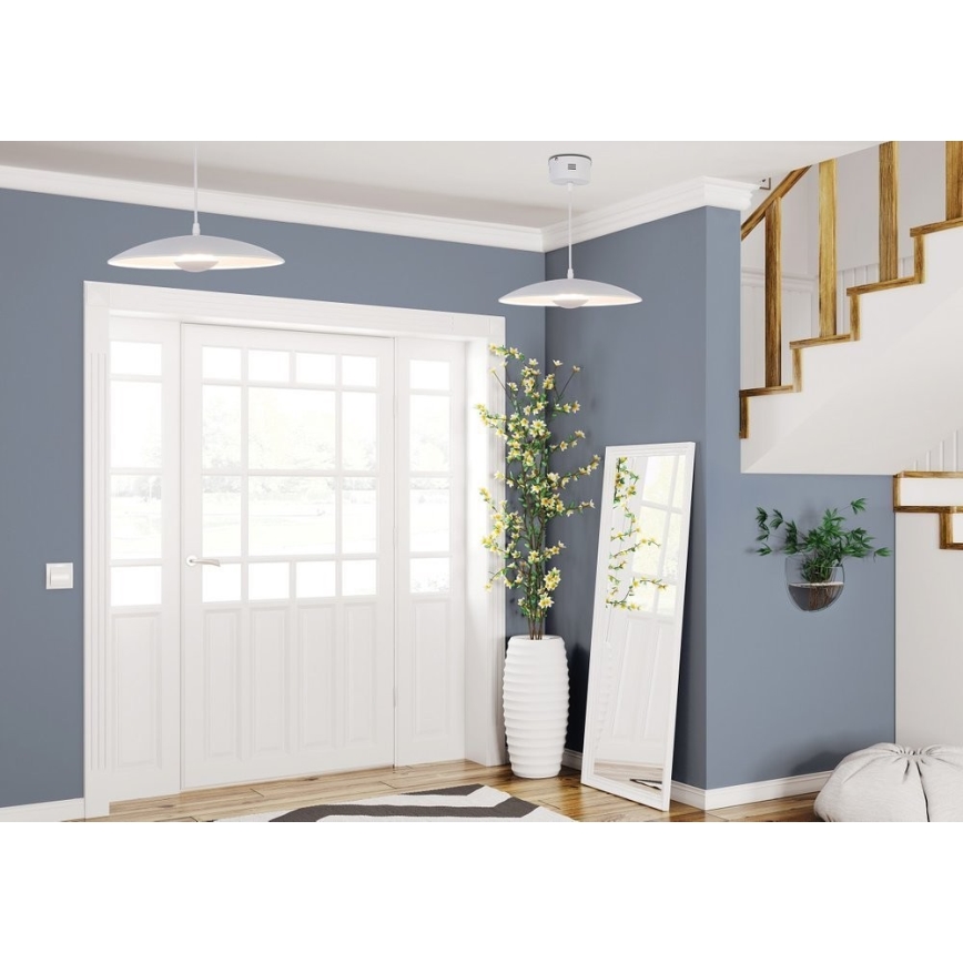LED Pakabinamas sietynas LUND LED/10W/230V baltas