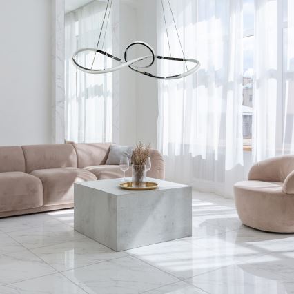 LED Pakabinamas sietynas MARCO LED/42W/230V blizgus chromas