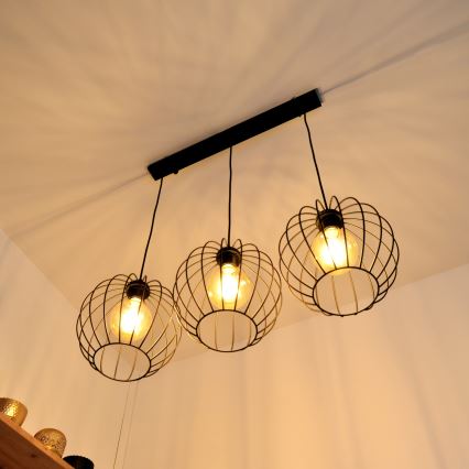 LED Pakabinamas sietynas MERCURE 3xE27/15W/230V
