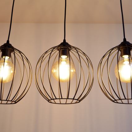 LED Pakabinamas sietynas MERCURE 3xE27/15W/230V
