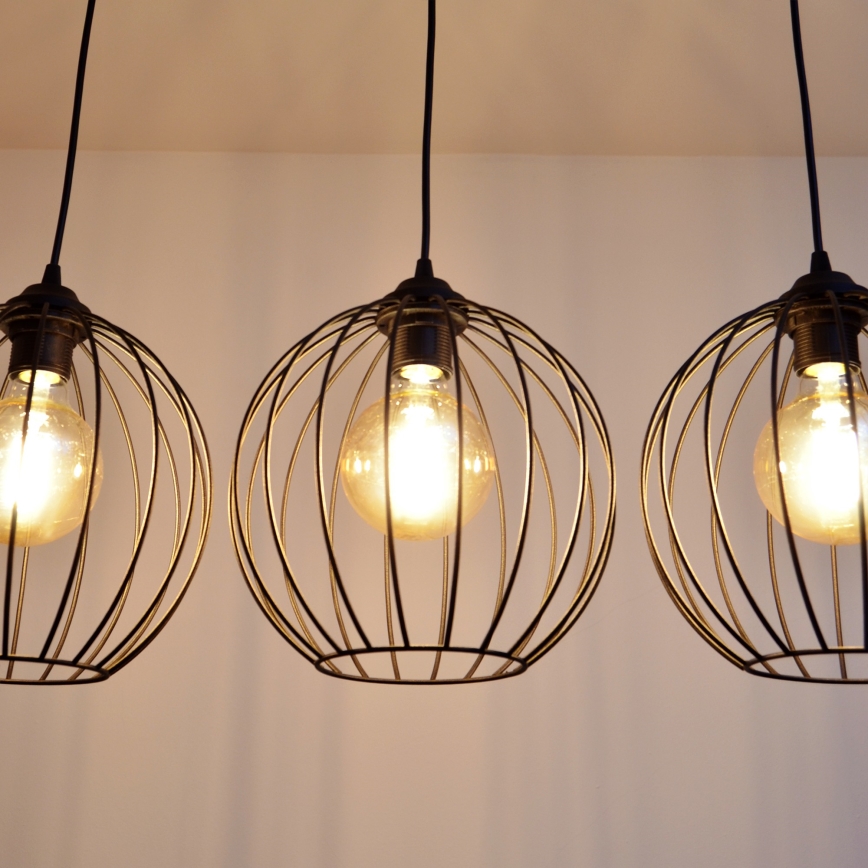 LED Pakabinamas sietynas MERCURE 3xE27/15W/230V