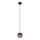 LED Pakabinamas sietynas MIDWAY 1xGU10/4,8W/230V juoda/varis