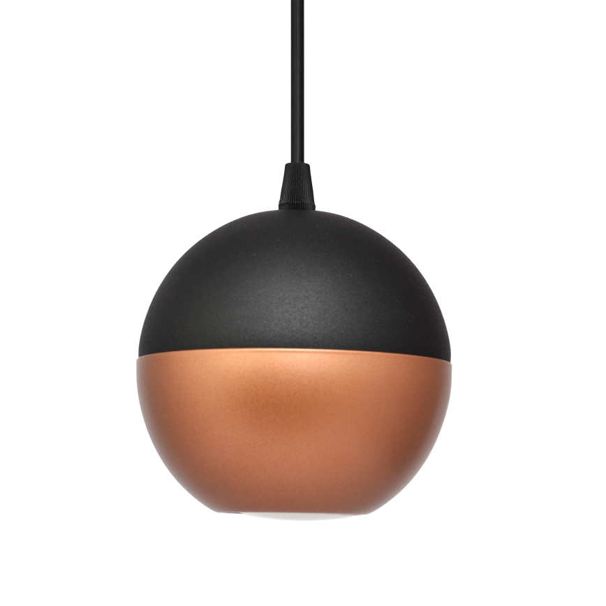 LED Pakabinamas sietynas MIDWAY 3xGU10/4,8W/230V juoda/varis