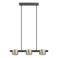 LED Pakabinamas sietynas MIRELLA 3xGX53/6W/230V auksas/juoda
