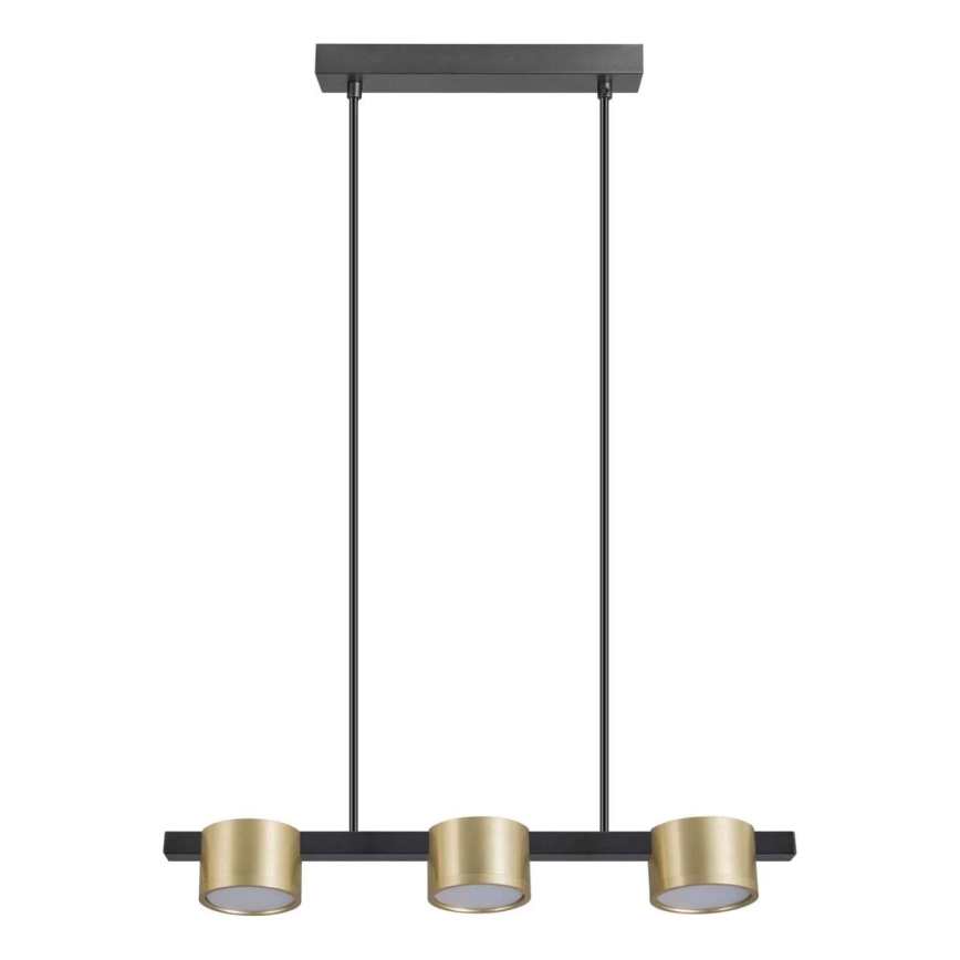 LED Pakabinamas sietynas MIRELLA 3xGX53/6W/230V auksas/juoda