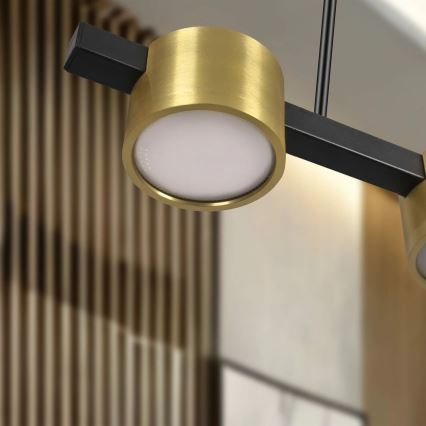 LED Pakabinamas sietynas MIRELLA 3xGX53/6W/230V auksas/juoda