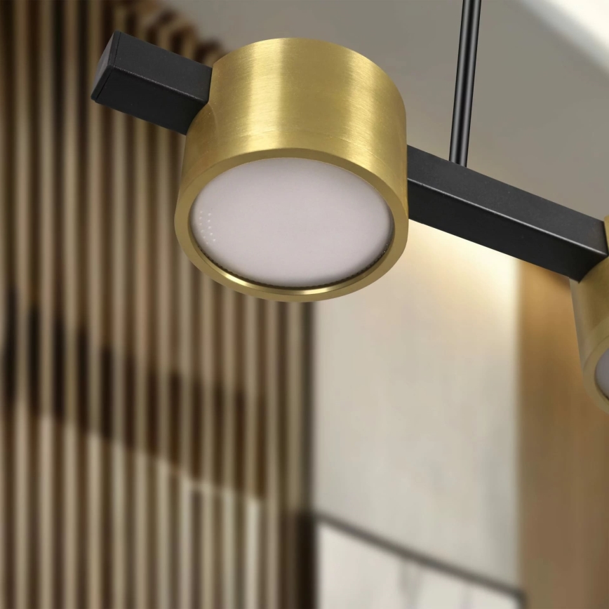 LED Pakabinamas sietynas MIRELLA 3xGX53/6W/230V auksas/juoda